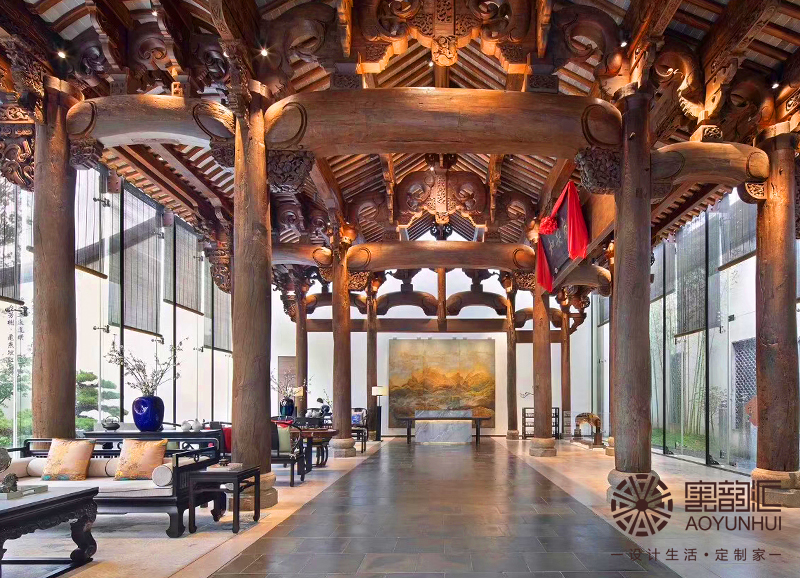 懷舊復古木色——復古雕木定制