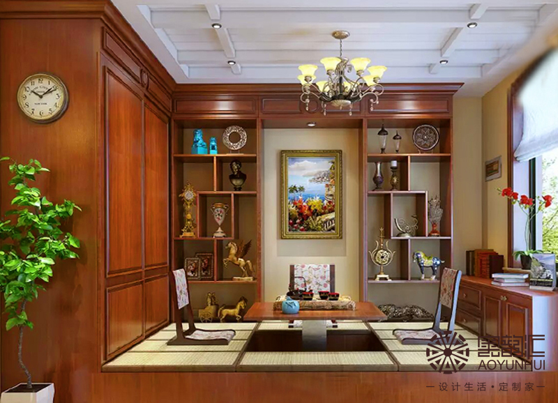 懷舊復古木色——收納柜定制