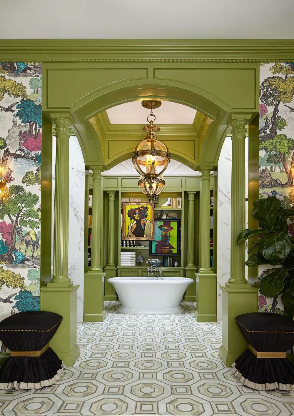 2020洗手間設計密碼之色（菠菜綠)