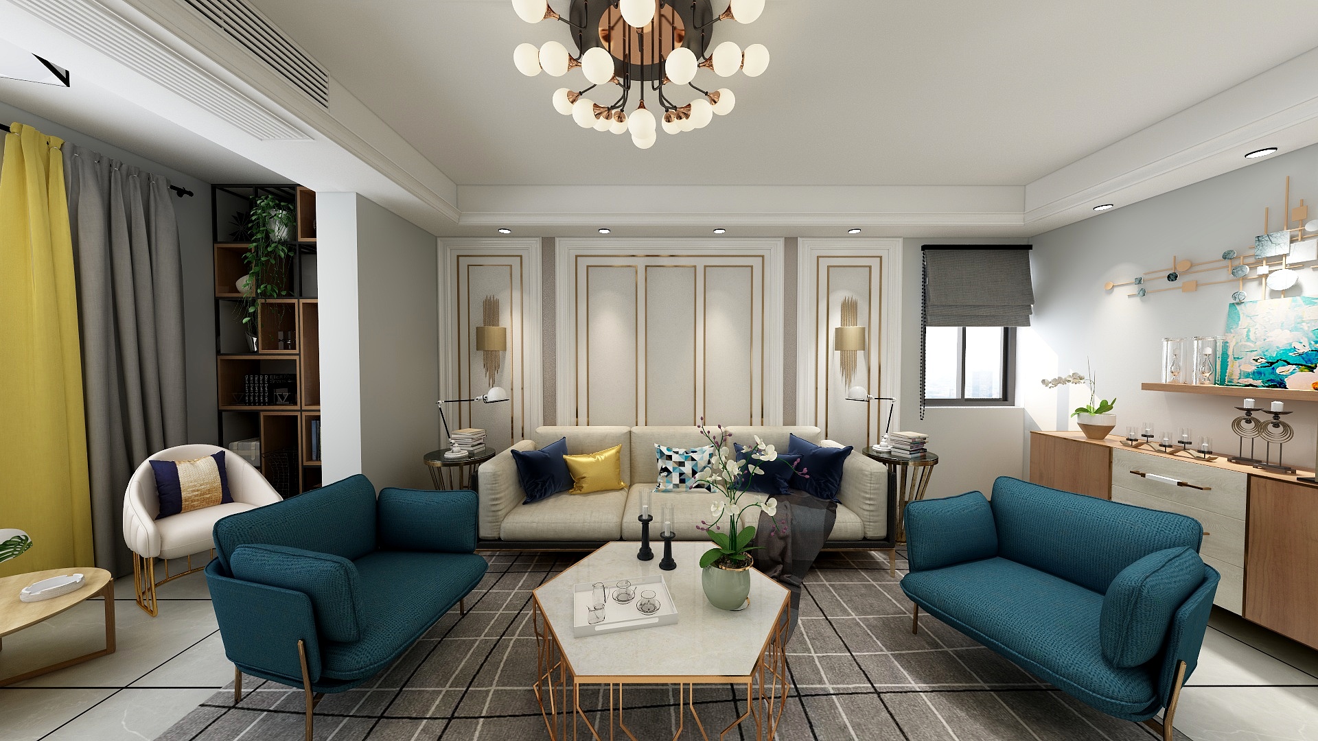 116㎡現(xiàn)代輕奢風(fēng)，時(shí)尚品味的平凡生活！