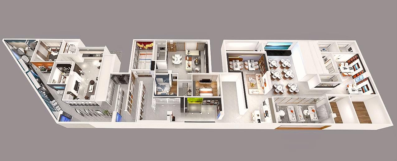 高利成交型整裝展廳系列3——雙樣板間